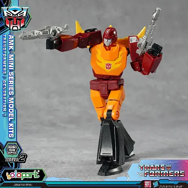 TRANSFORMERS GENERATIONS ONE AMK MINI SERIES PLASTIC MODEL KIT WAVE 2 RODIMUS PRIME 11 CM